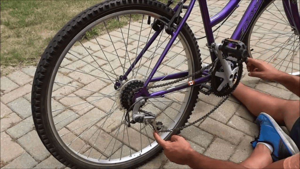 Flip your bike upside-down