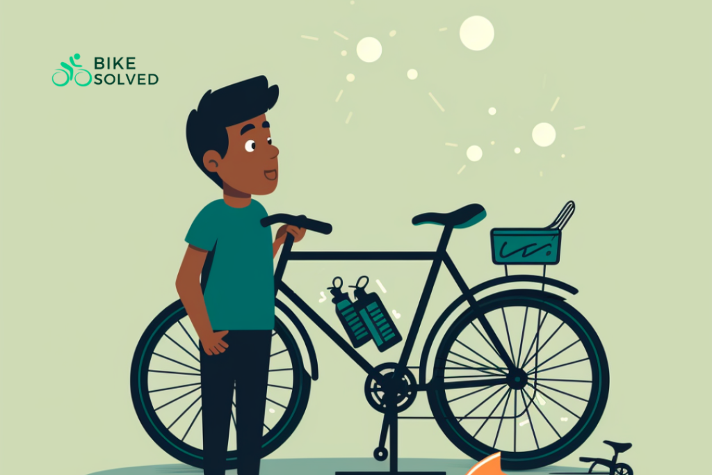 boy thinking of Bike Tune Up Cost